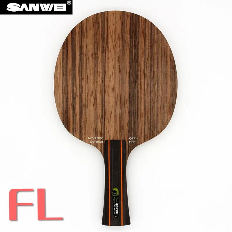 FL long handle Sanwei два лица настольный теннис лезвие обороны ракетка для Пинг-Понга Летучая мышь весло - Цвет: FL long handle