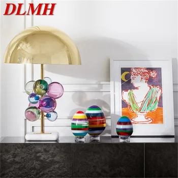 شراءDLMH الحديثة الجدول مصباح كريستال LED مكتب ضوء الرخام قاعدة التصميم الإبداعي ديكور للمنزل غرفة نوم غرفة المعيشة مكتب