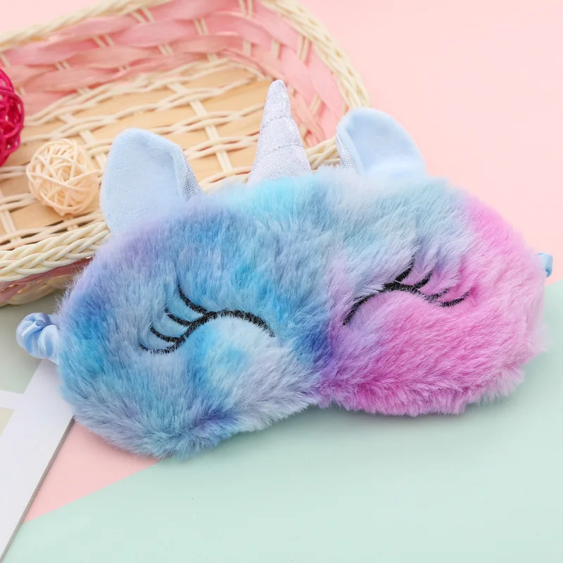 Cartoon Unicorn Party Anime Sleeping Mask Kids Gift Cute Blindfolds Travel Sleep Eye Band Shade Rest Eyepatch 5