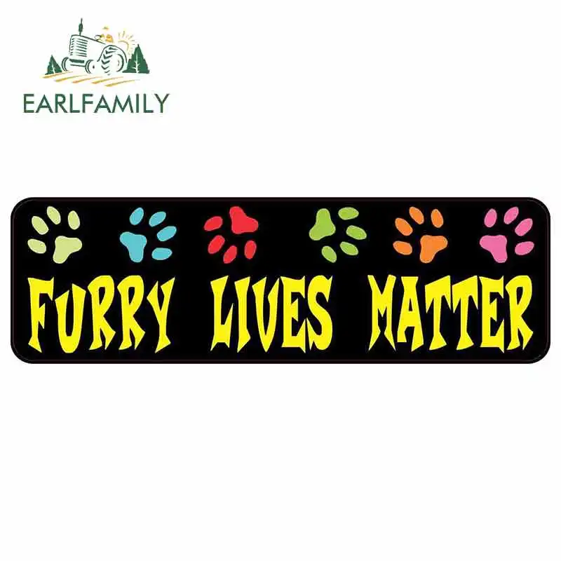EARLFAMILY 15 см x 4 6 для пушистых живых материи знак забавные автомобильные наклейки