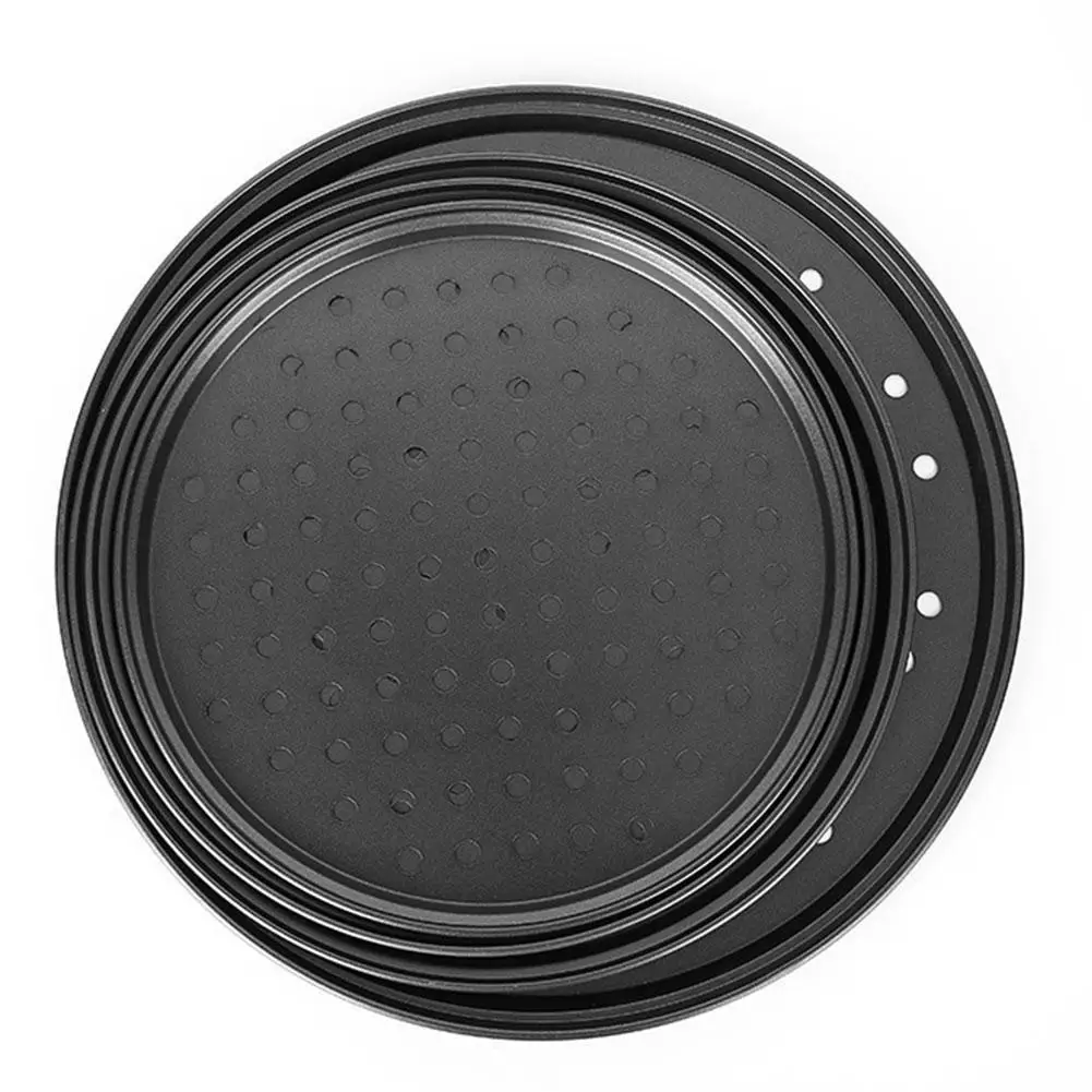 Pizza non-stick baking tray Baking Pan Carbon steel Punching Hole Base utensils Design Heat-resistant with J3T9 |