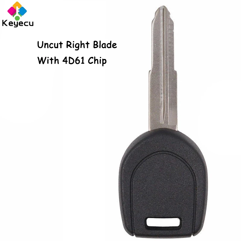 

KEYECU необработанный ФОБ, правое лезвие 4D61, чип для Mitsubishi Outlander 2004, Shogun Pinin Lancer 2003-2006