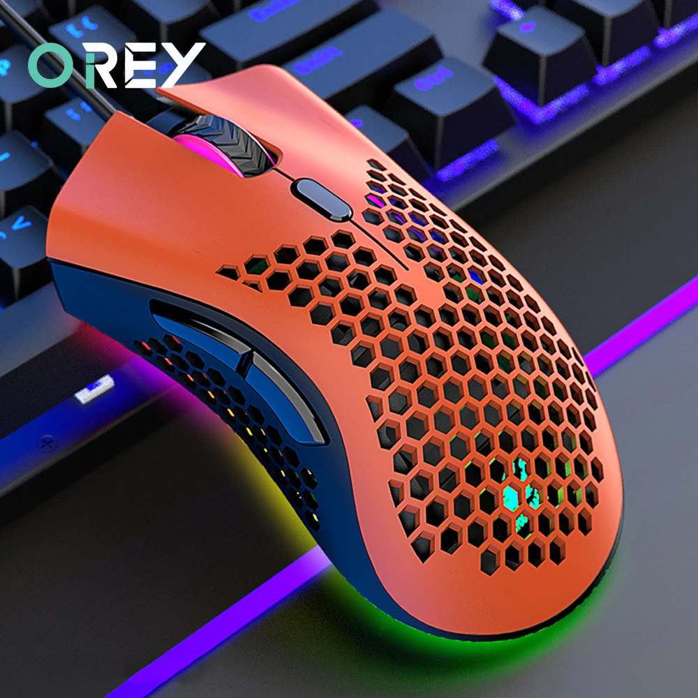 Проводная игровая мышь 6 кнопок RGB подсветка волшебная Тихая для ноутбука HP ПК