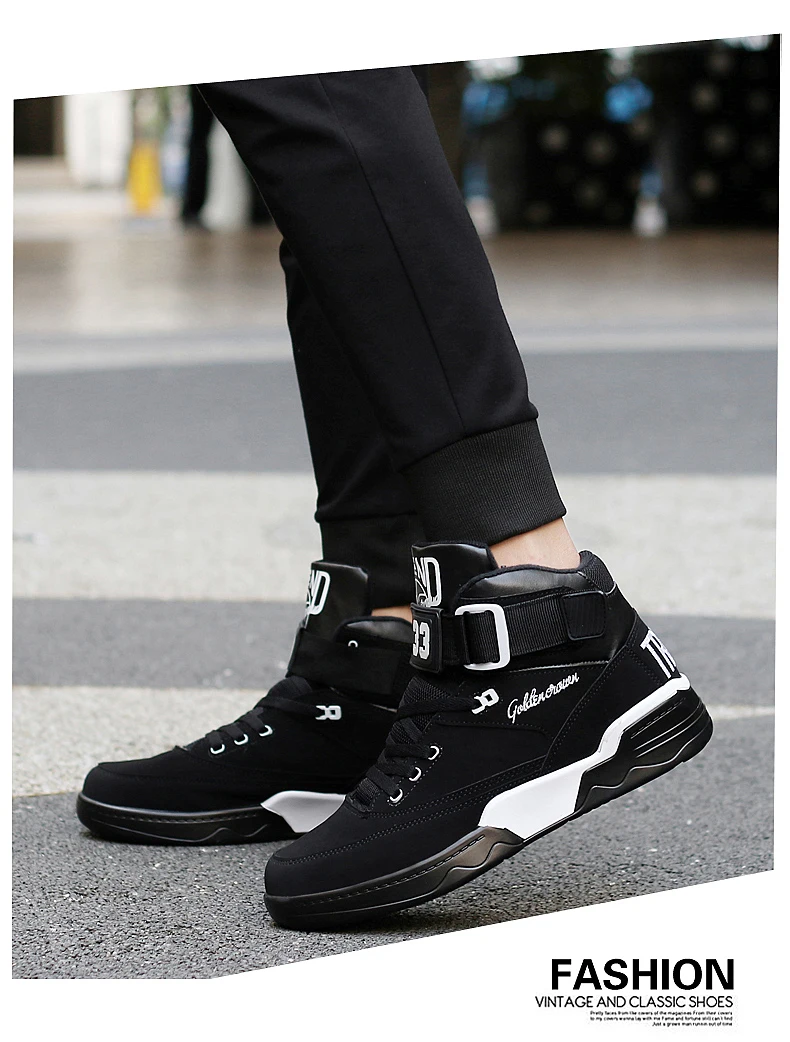 Мужские кроссовки, большие размеры, ультра высокие ботильоны для мужчин, Джастин Бибер, кожаная Баскетбольная обувь в стиле хип-хоп, мужская повседневная обувь, KLYWOO
