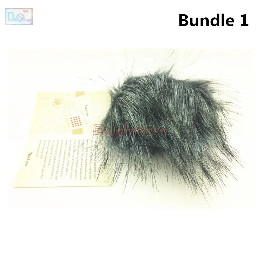 Bundle 1 Профессиональный открытый пыльный микрофон Меховой чехол Deadcat ветровое стекло лобовое стекло муфта для sony PCM-M10 PCM M10 M10 голосовой микрофон - Цвет: Bundle 1