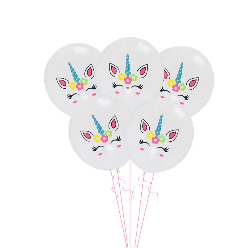 Design 3 white 10 шт./компл. Единорог латексных воздушных шаров с 12 дюймов 2,8 г латексные шары, гелий с днем рождения Единорог латексные воздушные шары с гелием - Цвет: Design 3 white