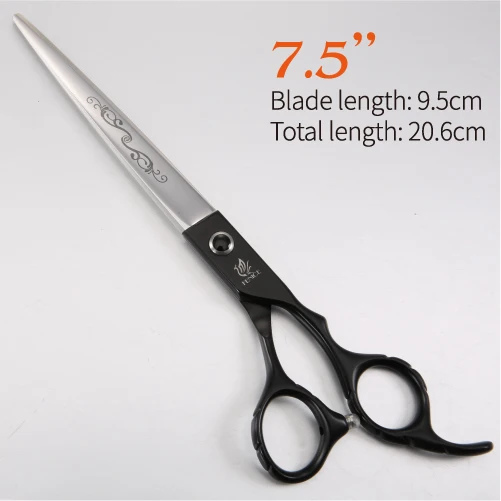 7.5 inch black