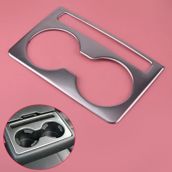 

CITALL Stainless Steel Car Rear Seat Drink Cup Holder Cover Frame Trim Fit for Mazda CX-5 2017 2018 2019