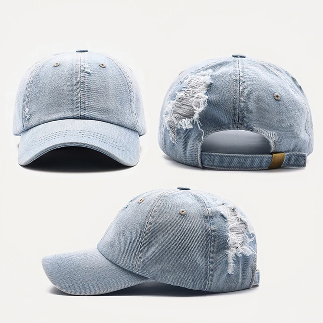 ECAPCITY C Logo New Era 59Fifty Fitted Hats (Denim Acid Wash)