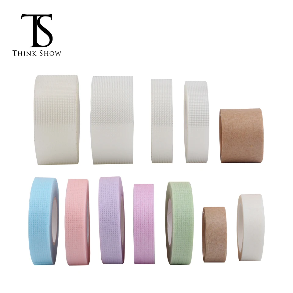 

Eyelash Extension Medical Tapes Non-Woven&PE Eyelash pads Prevent Allergy Tapes Tape Cutter Makeup Tools