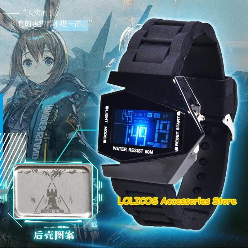 Game Arknights Rhodes Island Led Electronic Waterproof Anime Touch Screen  Watch Wristwatch Student Cosplay Couples Watches Gift - Costumes Diy -  AliExpress