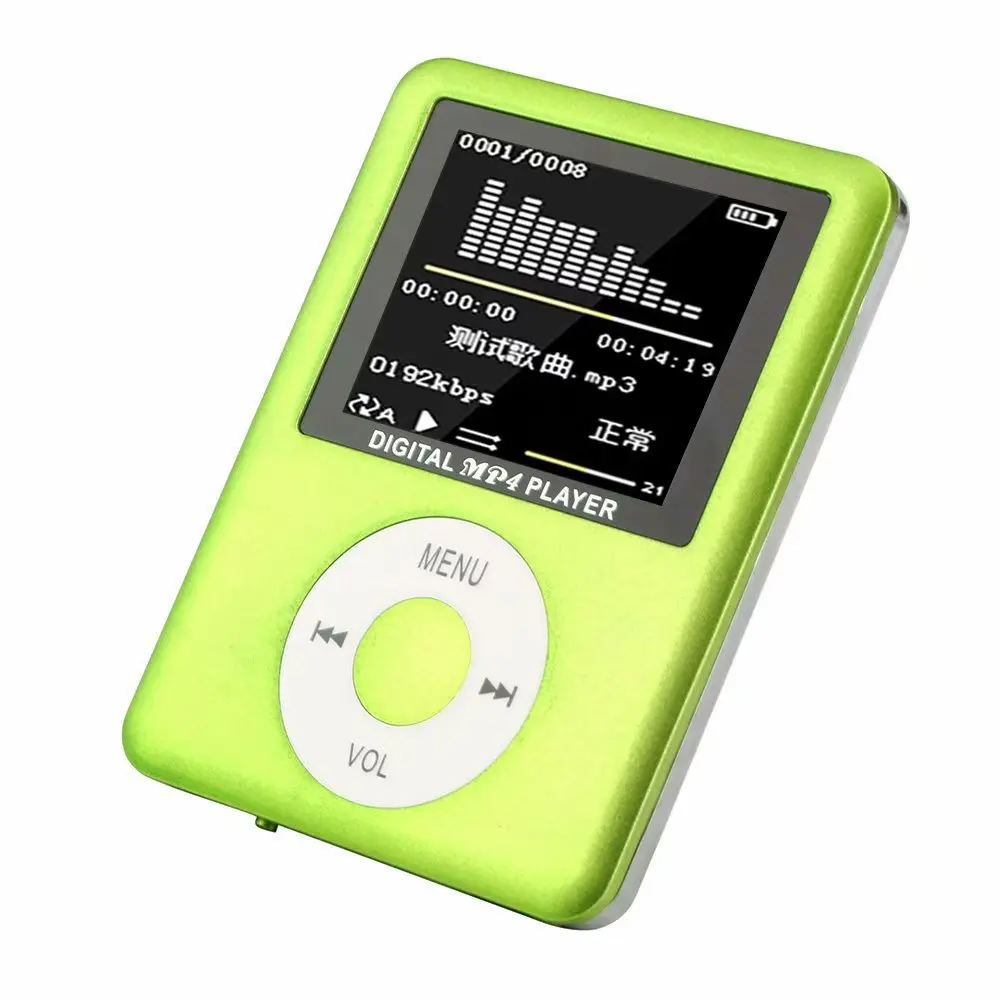 Зеленый Мини MP4-плеер MP3 цифровой 32 Гб Светодиодный Видео 1," lcd MP3 MP4 музыкальный видео медиаплеер музыкальный Домашний фото спортивный инструмент Горячая Распродажа - Цвет: Зеленый