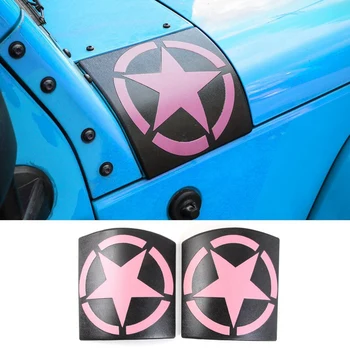 

Cowl Body Armor Cover Sport Exterior Accessories Parts for Jeep Wrangler Rubicon Sahara JK & Unlimited 2007-2017 Pink