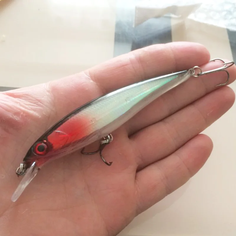 1 шт. лазерная приманка в виде гольяна 11 см 13 г|lure leader|lure vibrationlure dresses |