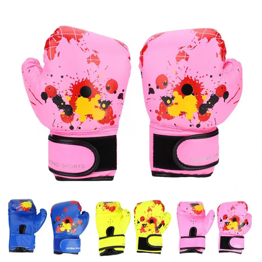 Guantes de boxeo para niños y niñas, manoplas de entrenamiento para niños, guantes de agarre para niños de a 11 años| | - AliExpress