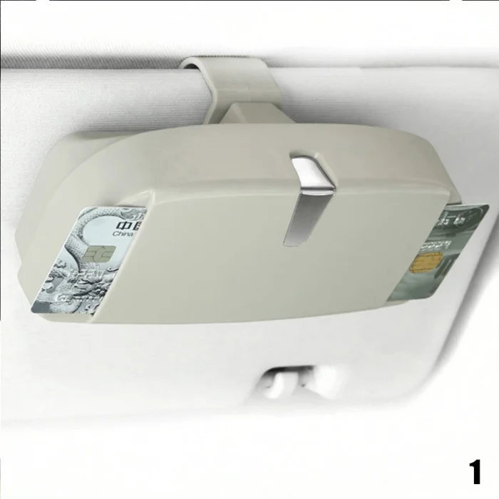 Универсальный автомобильный футляр для солнечных очков футляр для очков коробка для хранения Органайзер крепление с зажимом для
