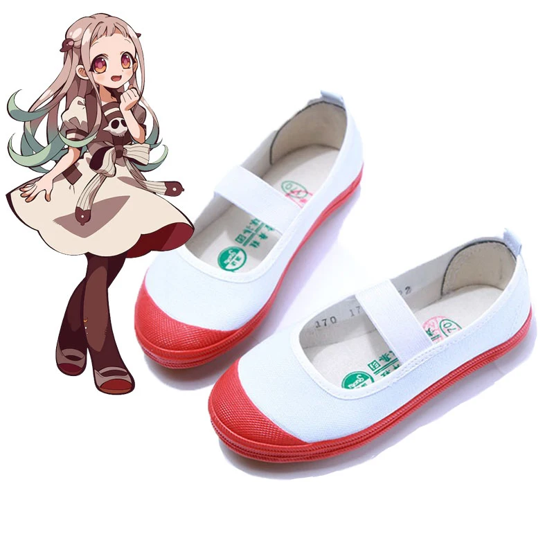 

Anime Comic Toilet bound Hanako kun Cosplay Shoes Boots Nene Yashiro Cosplay Shoes School Sneakers Daily Leisure Loafers Adult