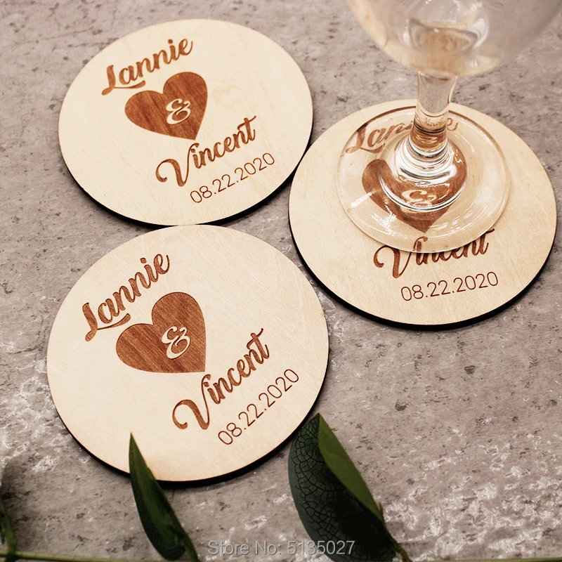 Свадебные сувениры в рустикальном стиле|Коврики и подложки| |