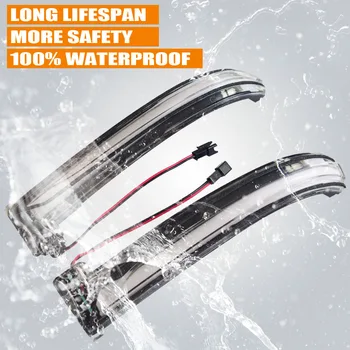 

2pcs Side Mirror indicator Dynamic Sequential Flowing LED Turn Signal Light For Hyundai Lafesta 2018 2019 2020