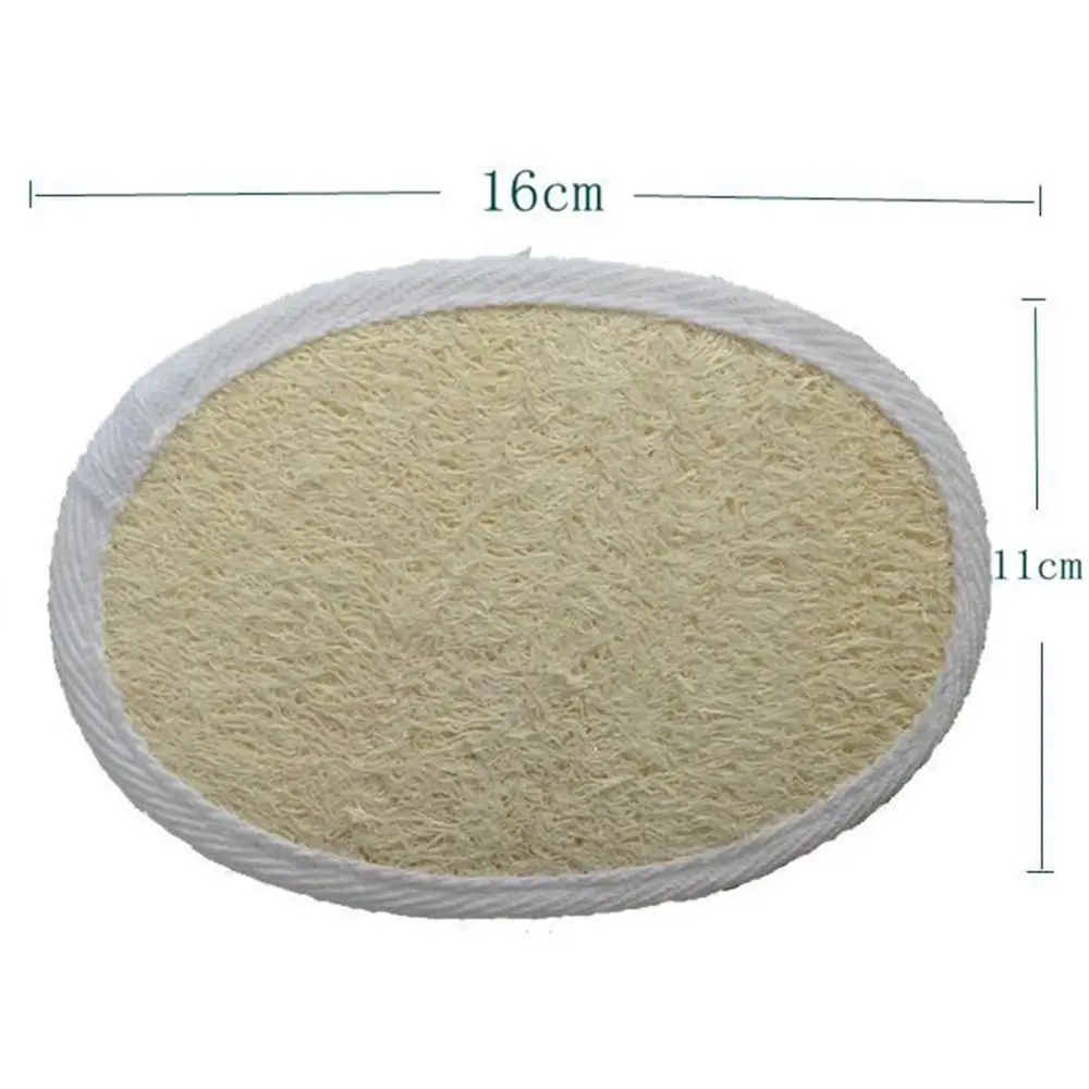 High Quality 1PC Natural Loofah Sponge Bath Rub Exfoliate Bath Towel Body Healthy Massage Brush