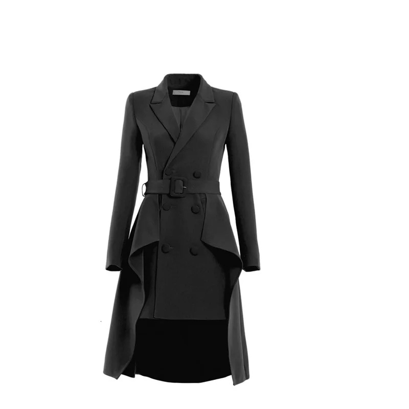 Женское платье блейзер с длинным рукавом элегантное винтажное двубортное