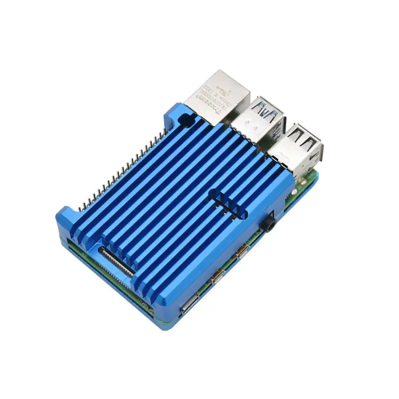 Чехол из алюминиевого сплава, металлический корпус, корпус для Raspberry Pi 4, Модель B, плата