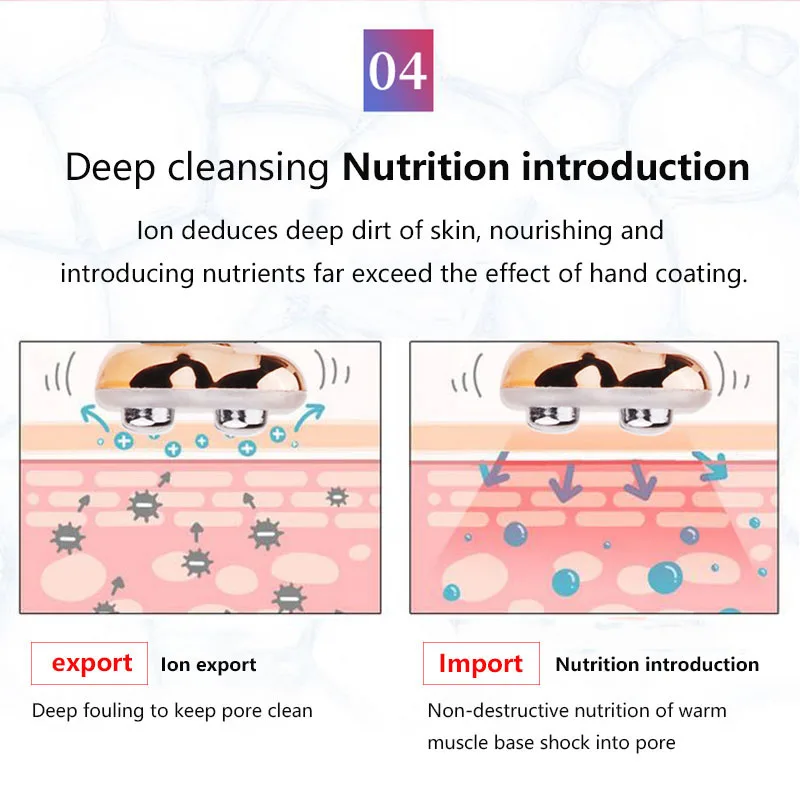  Ultrasonic Ion Import Facial RF Radio Frequency For Lifting Face Lift Body SKin Wrinkle Removal Ski