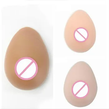

New Artificial Silicone Breast Forms Single False Breast Fake Boobs Crossdresser Postoperative Drag Queen Mastectomy Strapless
