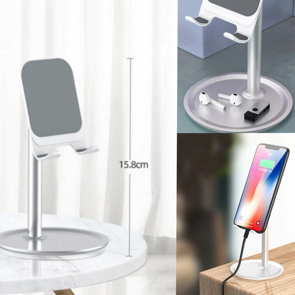 mobile phone holder for car Universal Desktop Mobile Phone Holder Stand for IPhone IPad Xiaomi Adjustable Tablet Foldable Table Cell Phone Desk Stand Holder phone stand for desk Holders & Stands