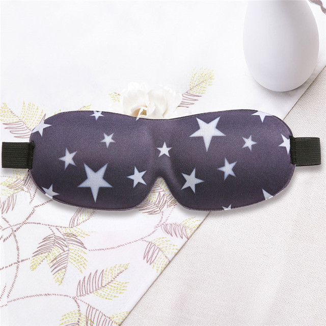 3D Sleep Mask Natural Sleeping Eye Mask Eyeshade Cover Shade Eye Patch Women Men Soft Portable Travel Eyepatch #245325