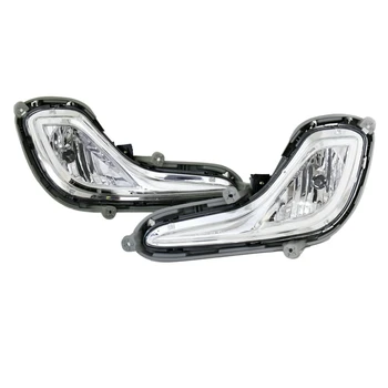 

1 Pair Replacement Bumper Clear Lens Fog Light Fit for Hyundai Accent 12-16 922021R000 922011R010