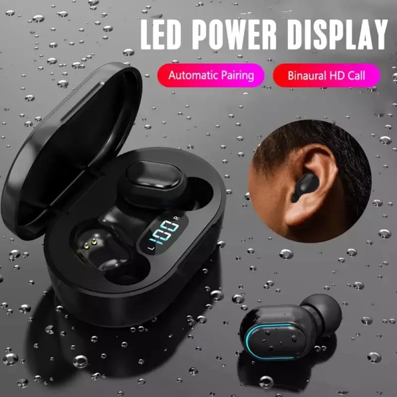 

Беспроводные наушники с микрофоном, TWS гарнитура с шумоизоляцией Bluetooth 5,0 для телефонов Xiaomi Redmi iPhone Samsung Huawei