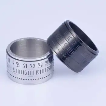 

Hot 2-5mm Two-color Titanium Steel Ring Can Be Customized Diamond Ring Wild Creative