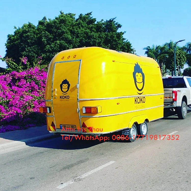Airstream Тип Цвет Подгонянный consession трейлер винтажный мобильный ресторанный прицеп еды, грузовик еды для продажи Европа