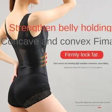 Open File One-piece Postpartum Belly Waist Shaping Breathable Underwear Beauty Body Hip Lift Slimming Triangle Bodysuit