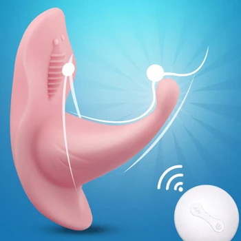 VETIRY Wearable Vibrator Dildo on Panty Remote Control 7 Speed Clitoris Vagina Stimulator Sex Toys for Women Female Masturbation 3