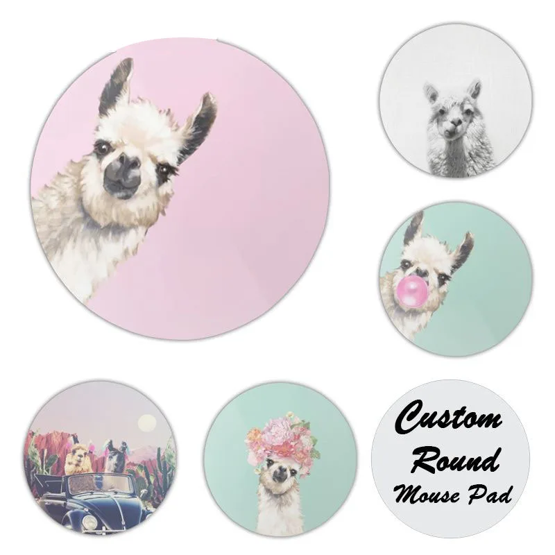 

New Designs Llama Large Mouse pad PC Computer mat New Personalized print Mousepad