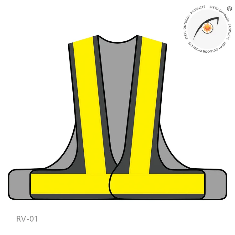 

Export Japan Navy Orange Aureus 135G yu wang bu 7 Shape L-Shaped Japan-Reflective Vest