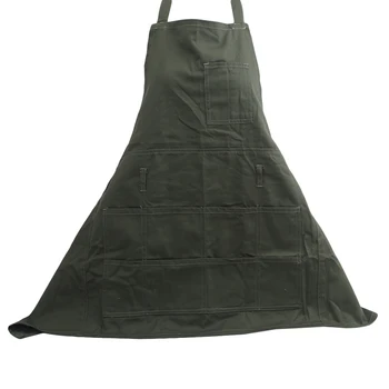 

Multiple Funcation Pockets Garden Apron Home BBQ Barbecue Work Clothes Decoration Tool Container Carpenter Tools