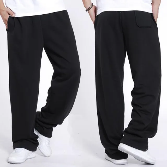Hip Hop Streetwear Sweatpants Men Joggers Cotton Sweat Pants Loose Baggy Track Trousers Male Clothes 2