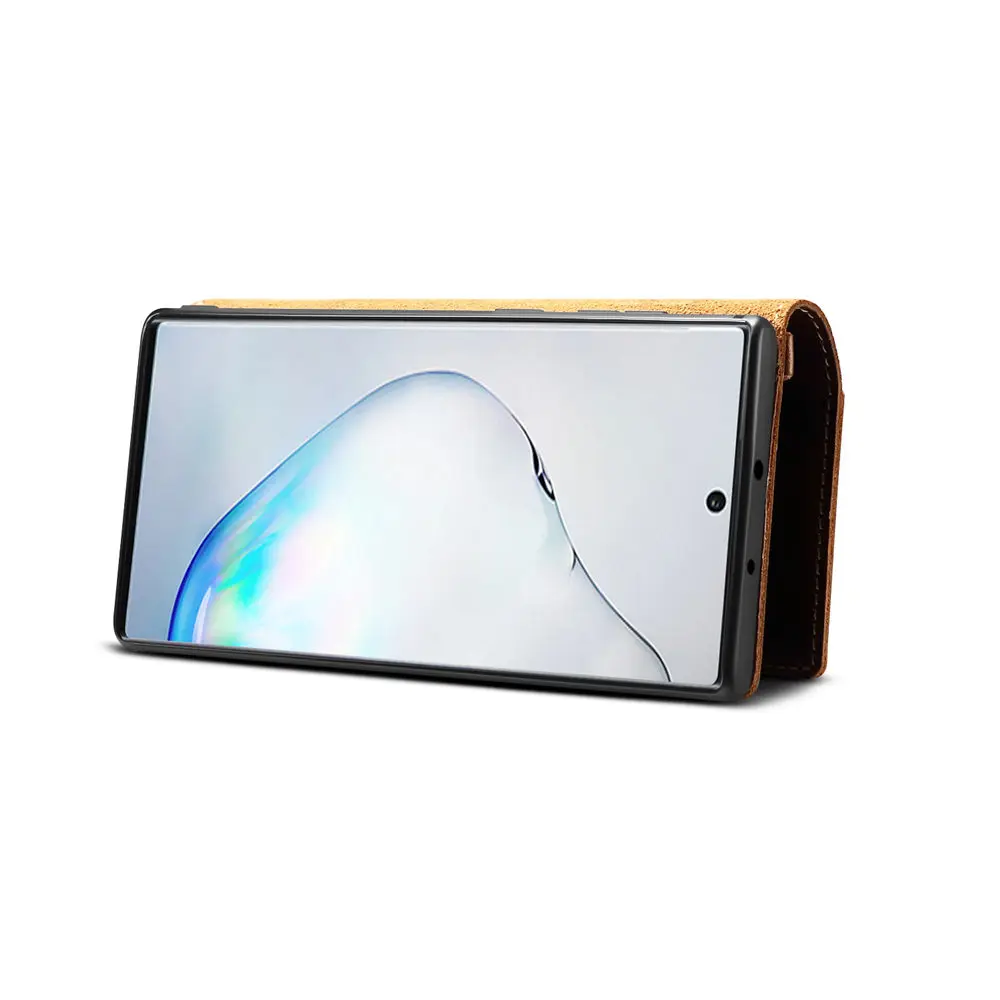 Чехол для samsung Galaxy s8 s9 S10E S10 Note 8 9 10 Plus 5G кошелек чехол из натуральной кожи откидная подставка чехол на запястье Чехол Fundas