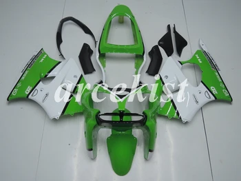 

New ABS Injection Mold Motorcycle Fairings Kit Fit For Kawasaki Ninja ZX-6R 636 2000 2001 2002 00 01 02 body set Green White
