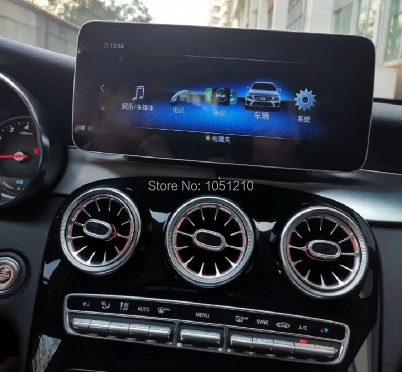Ouchuangbo медиаплеер радио для Mercedes Benz C GLC V класс NTG 5,5 система с Android 9,0 4 Гб+ 64 ГБ