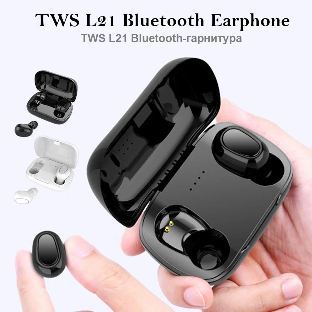 

TWS Bluetooth 5.0 Earphone With Microphone LED Display Wireless Bluetooth Earbuds Earphones Waterproof Noise Cancelling Headsets