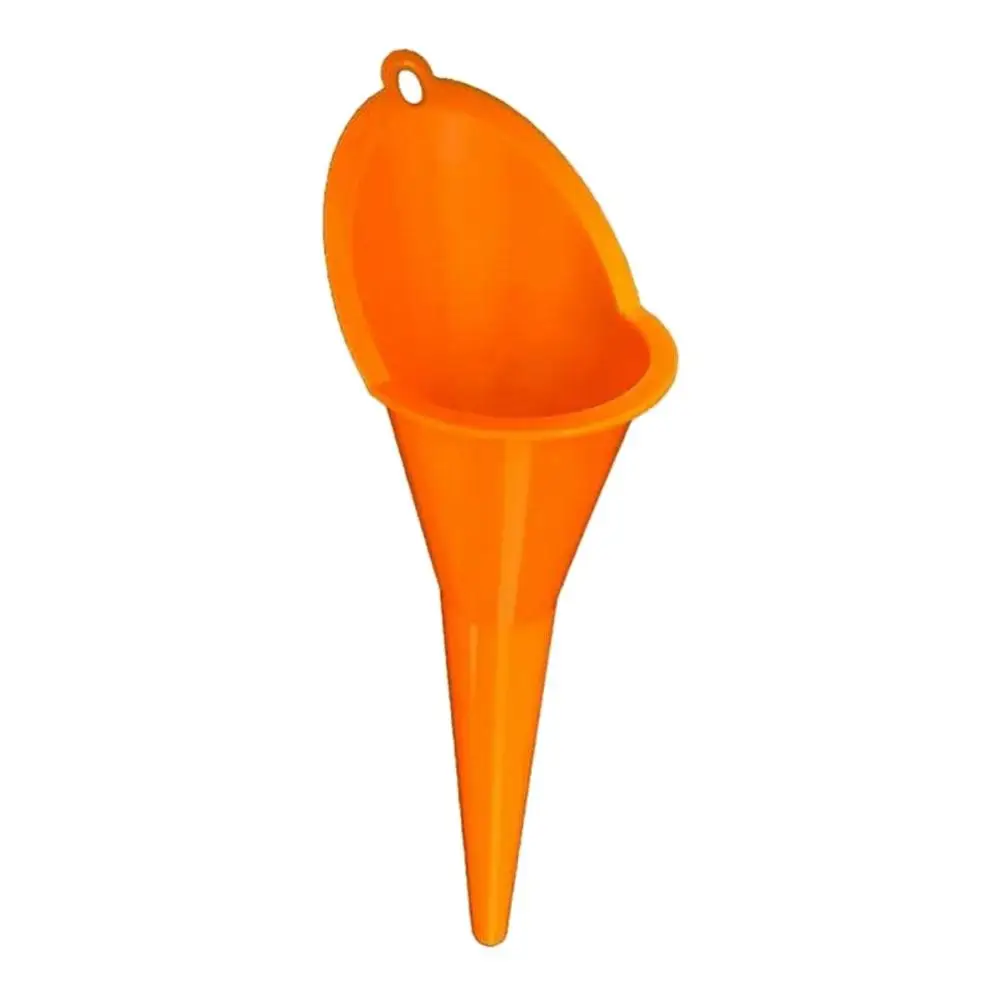 Motorcycle Car Long Tube Gasoline Oil Fuel Adding Plastic Refueling Funnel Tool |