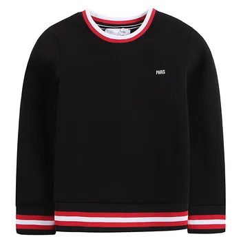 

High-end Children's New Spring Autumn Long Sleeve T-shirt Striped Pullover