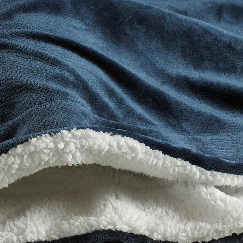 CFSE-YOU шерпа одеяло из овчины толстое Двухслойное фланелевое одеяло шерстяное одеяло утяжеленное одеяло