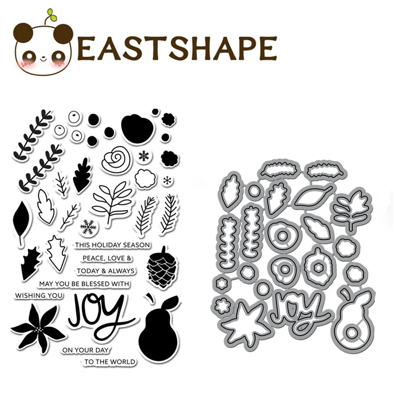 

Eastshape Gardening Tools Rubber Clear Stamp Metal Cutting Dies Scrapbooking 2019 New Cutting Dies and Stamps DIY Card Decor