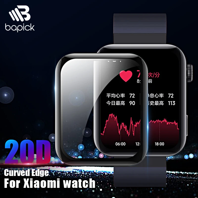 Защитное стекло BAPICK 20D для Xiaomi Mi Watch устойчивое к царапинам защита экрана |