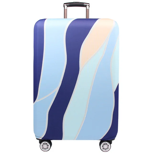 HMUNII эластичный Чехол для багажа с животными, чехол Чехол для костюма, аксессуары для путешествий для багажа 18-32 дюймов, пылезащитный чехол для багажника на колесиках - Цвет: I-Luggage cover